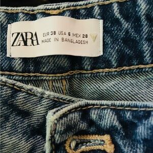 Zara Classic Blue Denim Pants